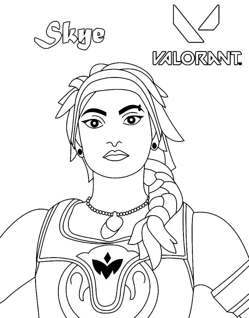 Top 24 Printable Valorant Coloring Pages