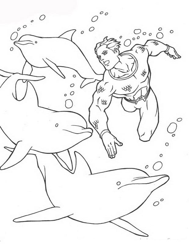 Top 52 Printable Aquaman Coloring Pages