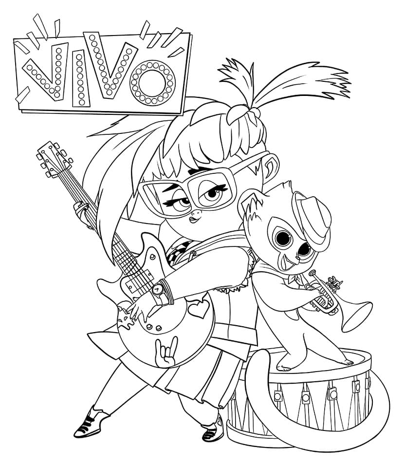 Top 25 Printable Vivo Coloring Pages