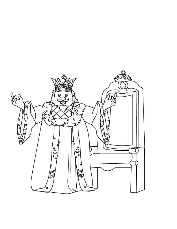 Top 31 Printable King Coloring Pages