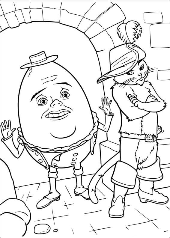 Top 26 Printable Puss in Boots Coloring Pages