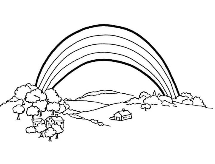 Top 80 Printable Rainbow Coloring Pages