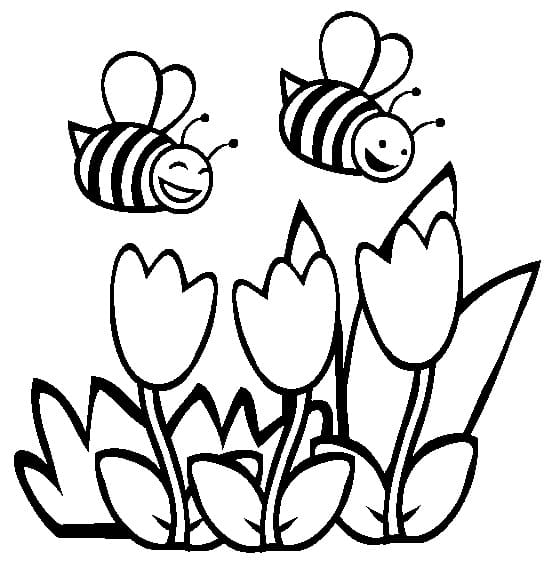 Top 40 Printable Bee Coloring Pages