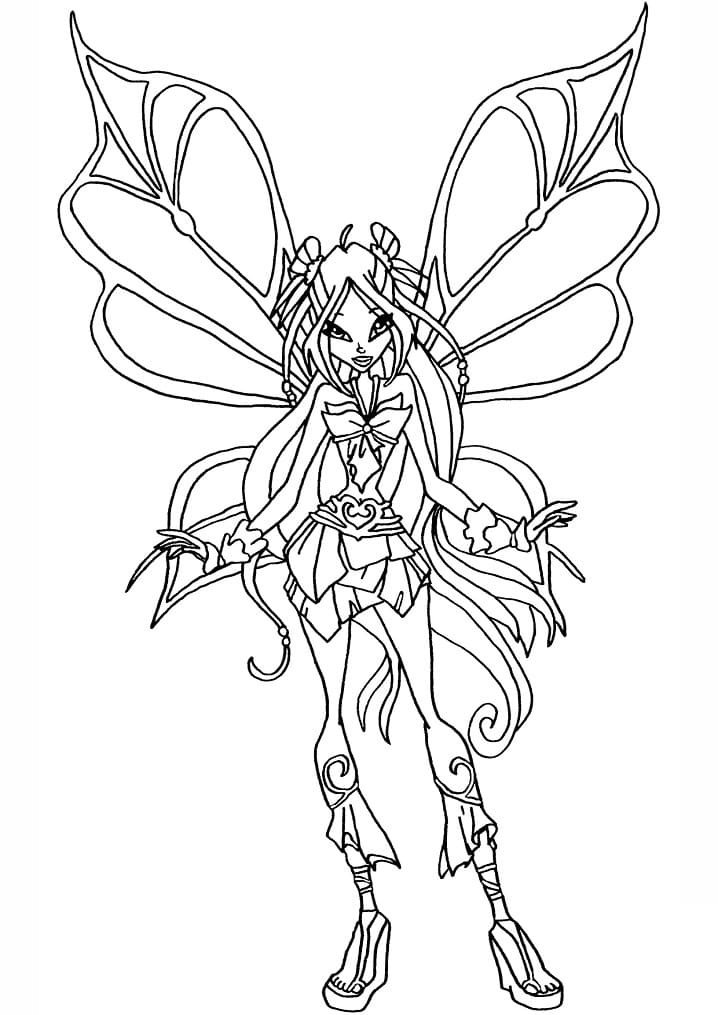 Top 60 Ptintable Winx Club  Coloring Pages