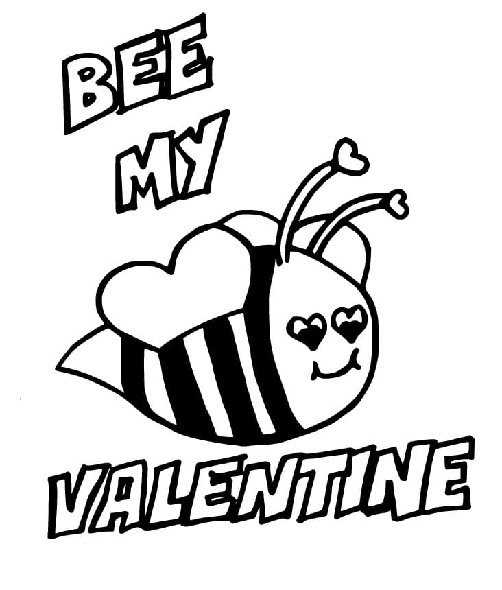 Top 16 Printable Be My Valentine Coloring Pages