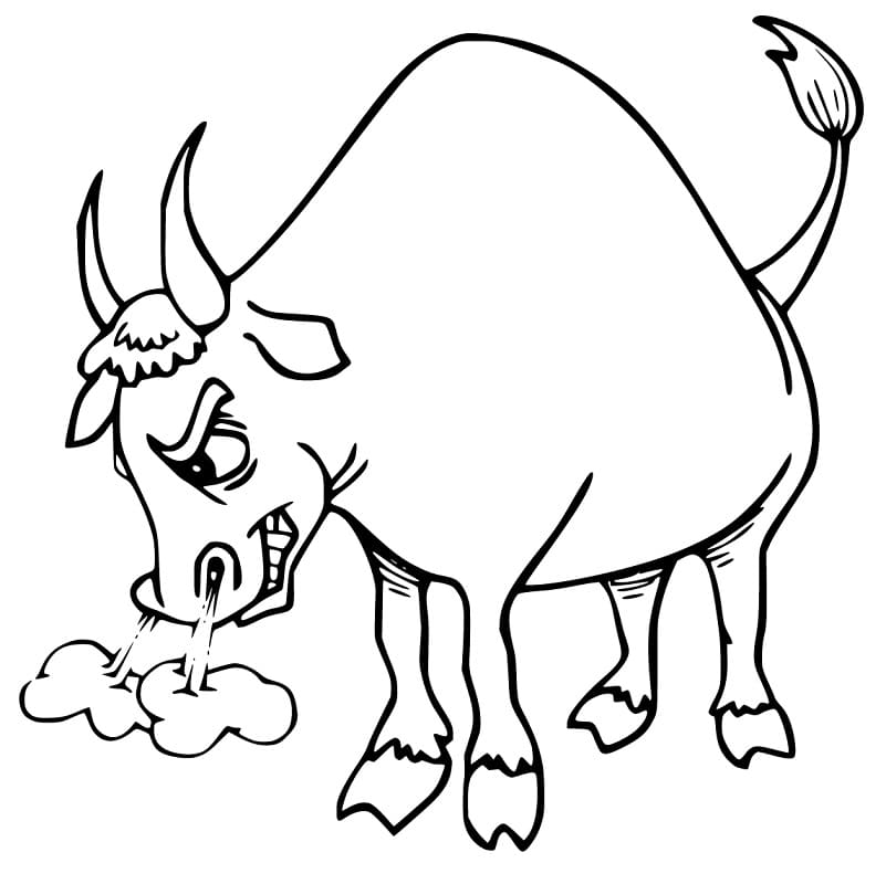 Top 60 Printable Bull Coloring Pages