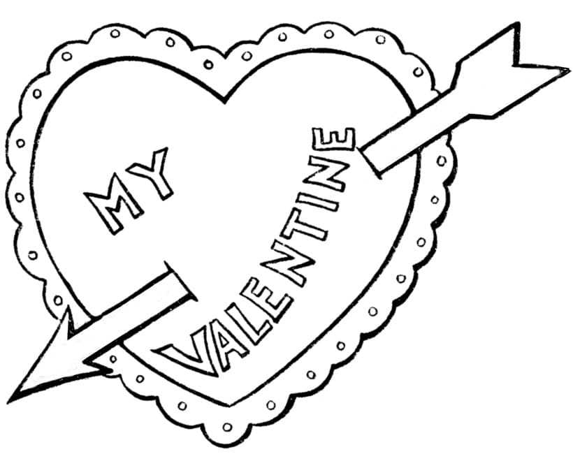 Top 32 Printable Valentine Heart Coloring Pages
