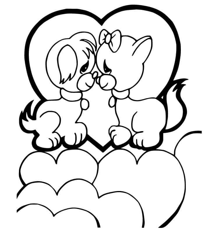 Top 24 Printable Couple Coloring Pages