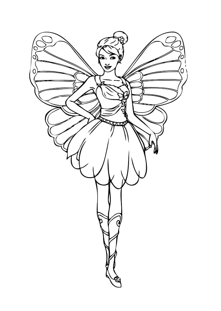 Top 72 Printable Fairy Coloring Pages