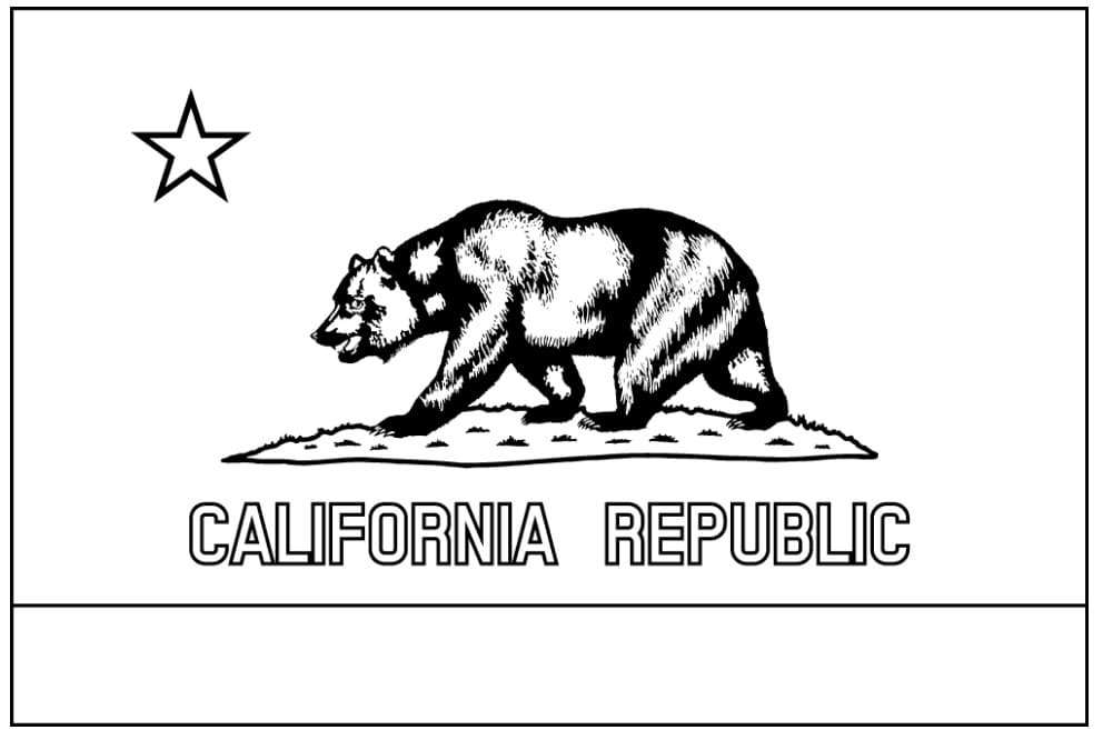 Top 28 Printable California Coloring Pages