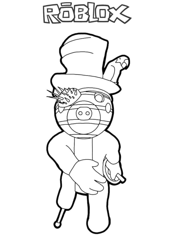 Top 60 Printable Piggy Roblox Coloring Pages - Online Coloring Pages