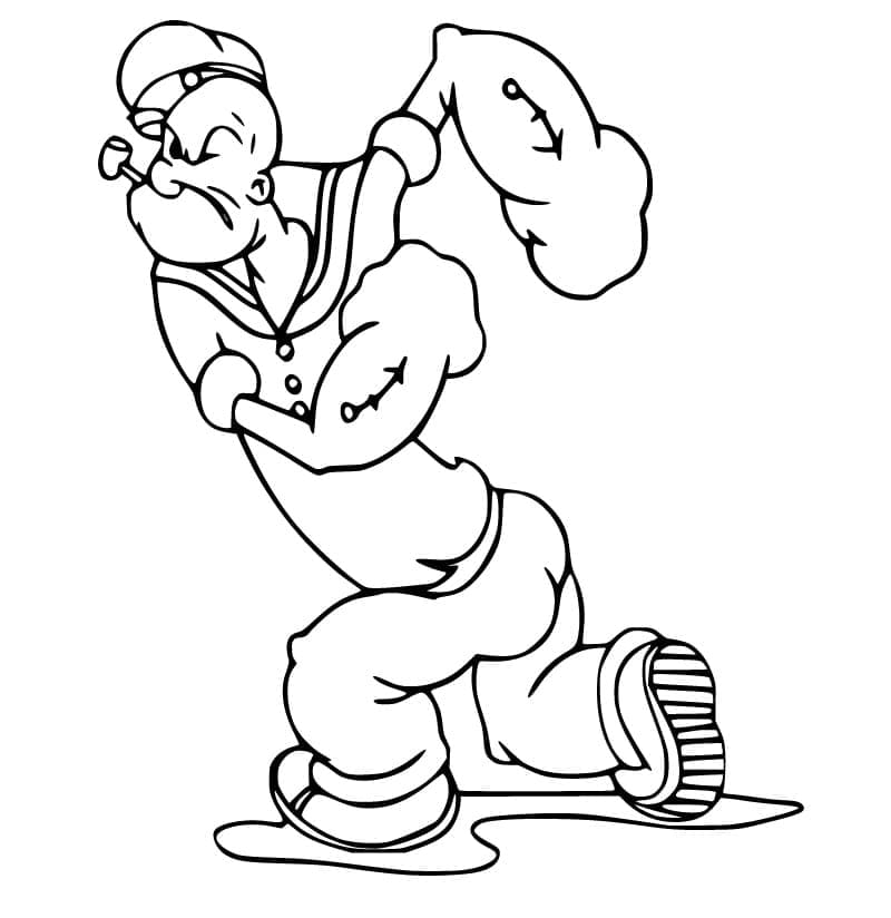 Top 44 Printable Popeye Coloring Pages