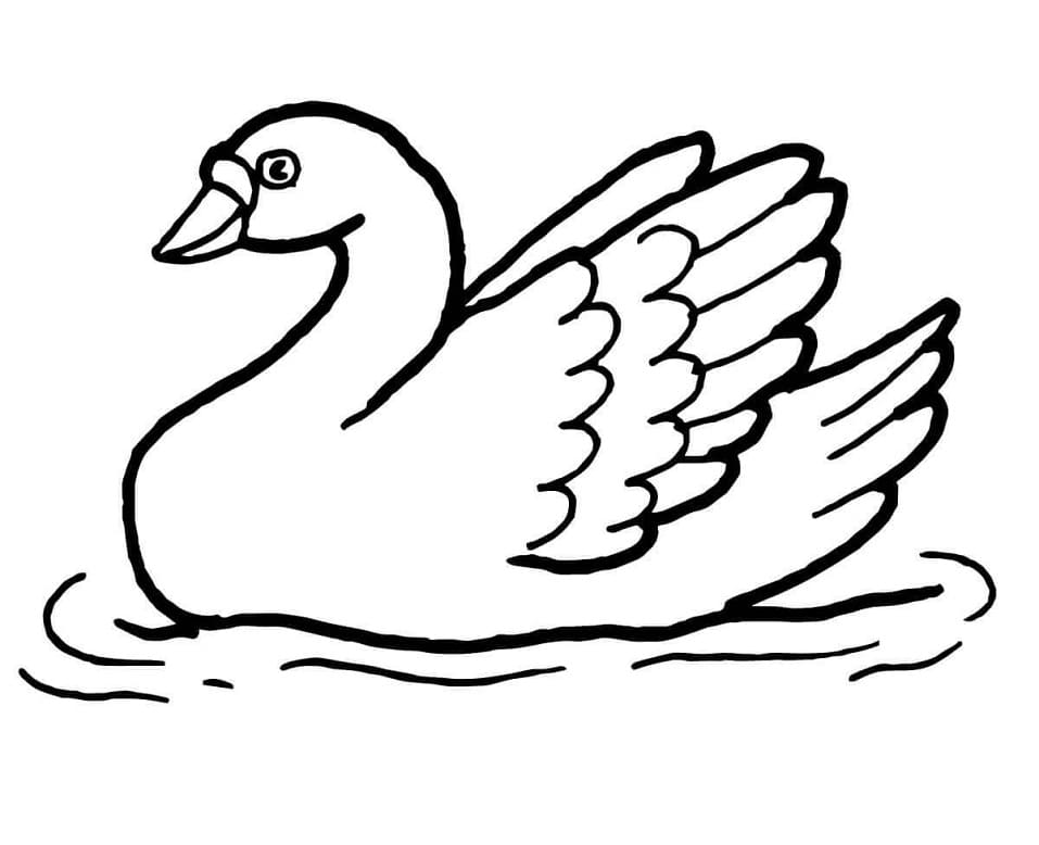 Top 40 Printable Swan Coloring Pages
