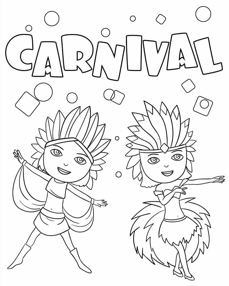 Top 52 Printable Carnival Coloring Pages