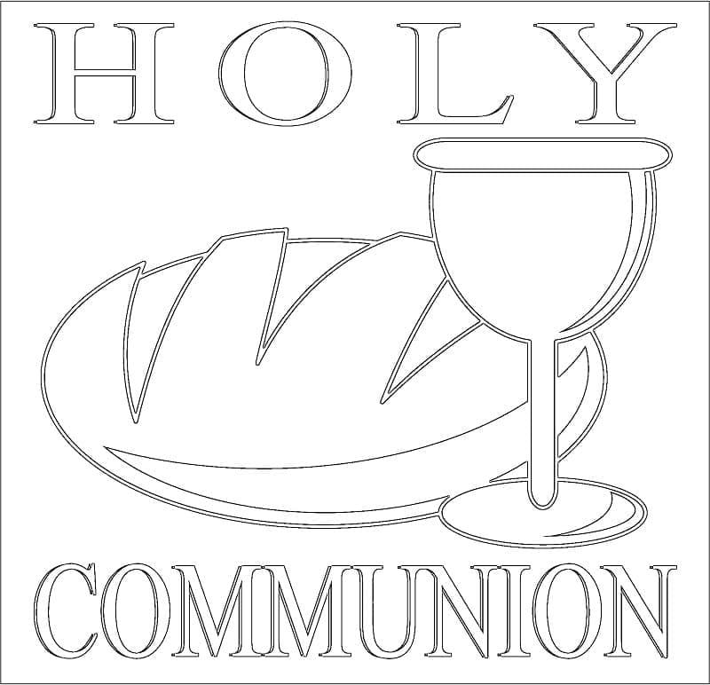 Top 20 Printable Communion Coloring Pages