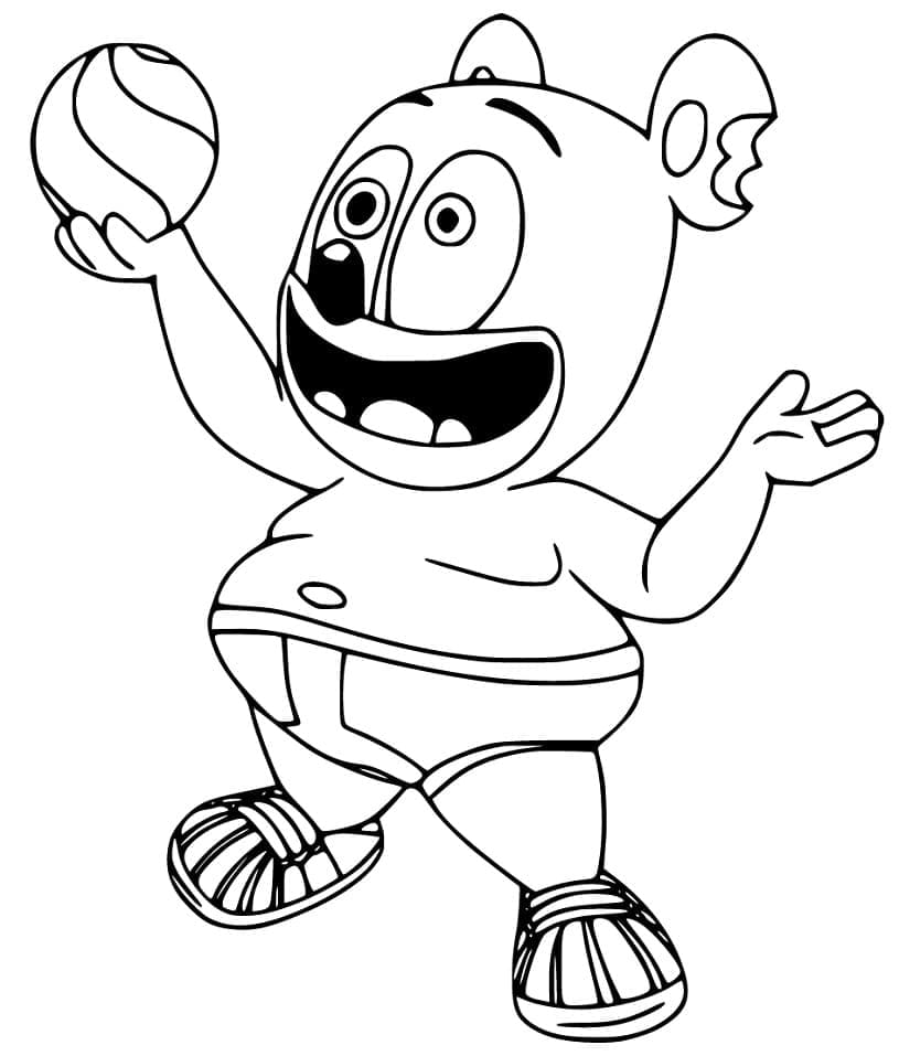 Top 24 Printable Gummy Bear Coloring Pages