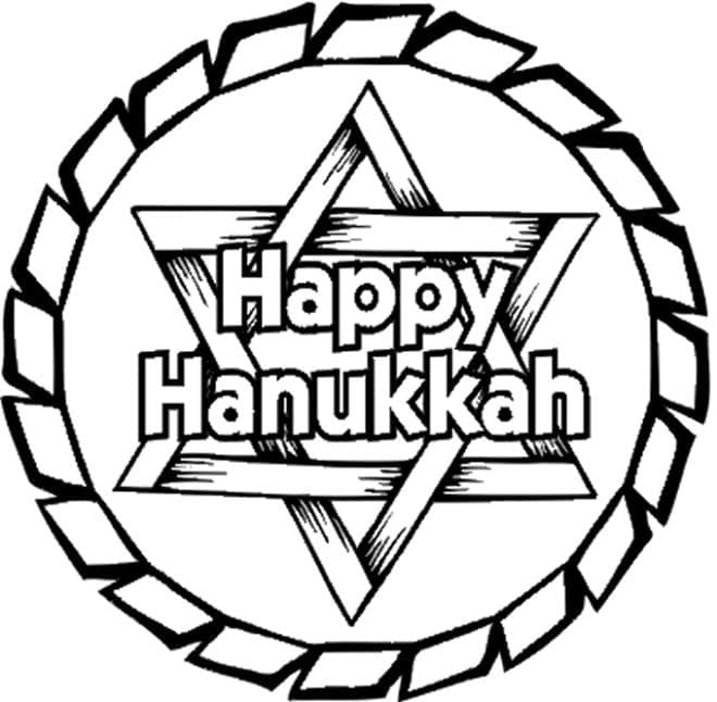 Top 44 Printable Hanukkah Coloring Pages