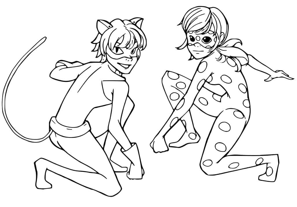 Top 40 Printable Miraculous Ladybug Coloring Pages