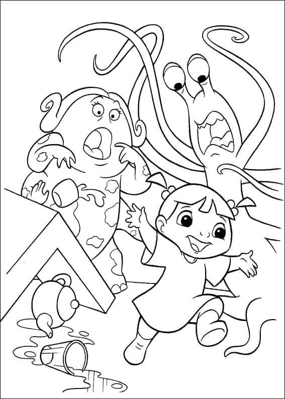 Top 28 Printable Monsters, Inc Coloring Pages