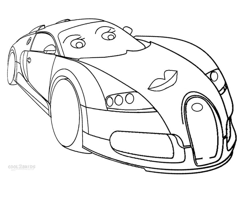 Top 16 Printable Bugatti Coloring Pages