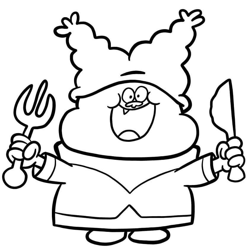 Top 24 Printable Chowder Coloring Pages
