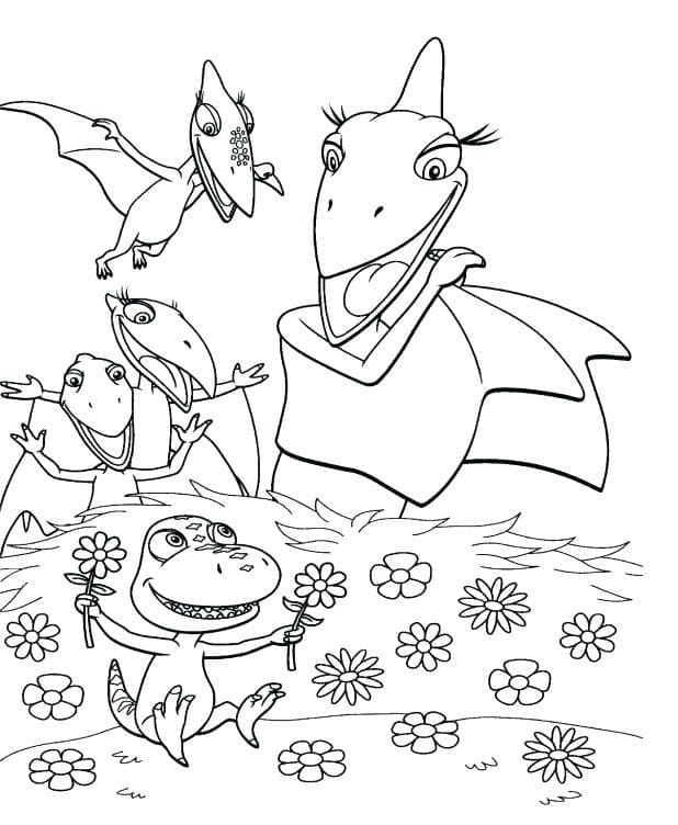 Top 60 Printable Dinosaur Train Coloring Pages