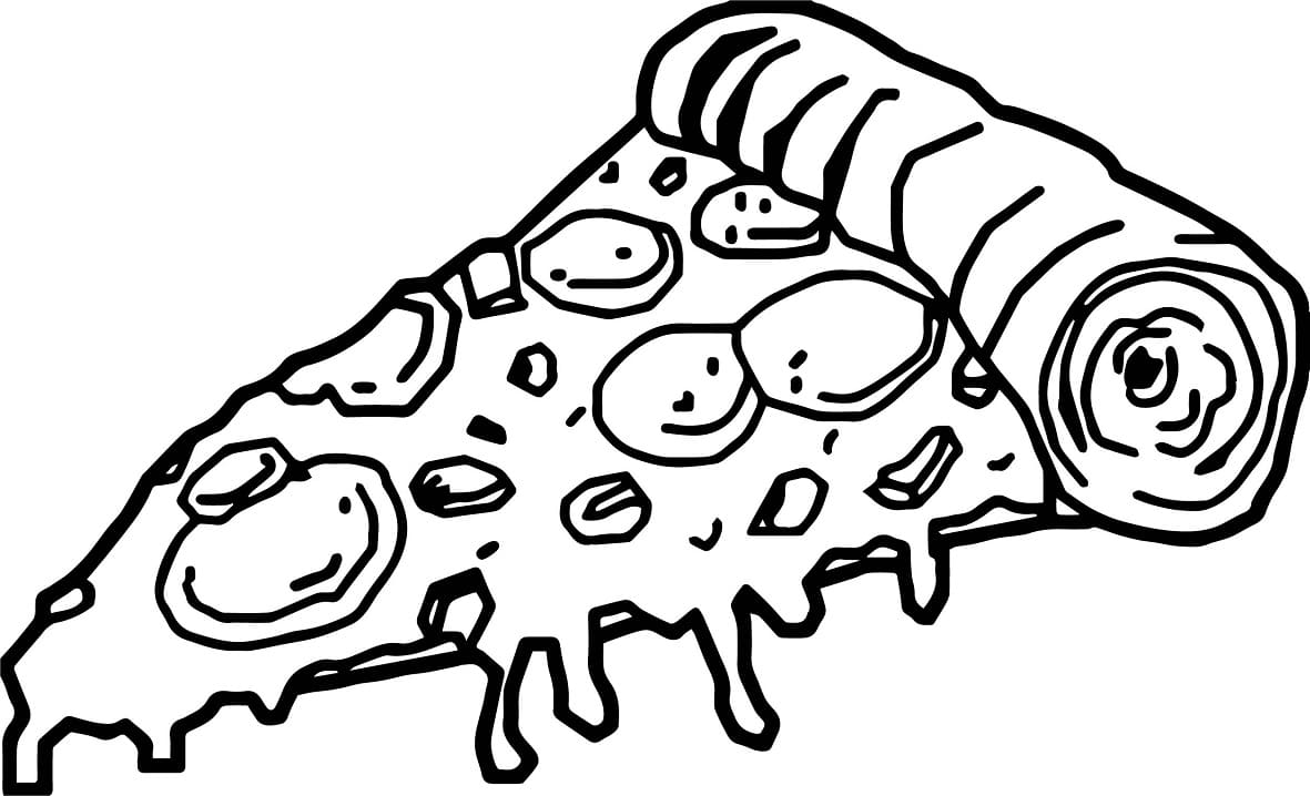 Top 40 Printable Pizza Coloring Pages