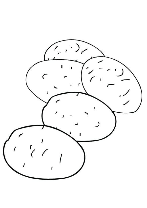 Top 24 Printable Potato Coloring Pages