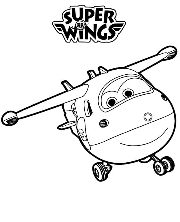 Top 20 Printable Super Wings Coloring Pages