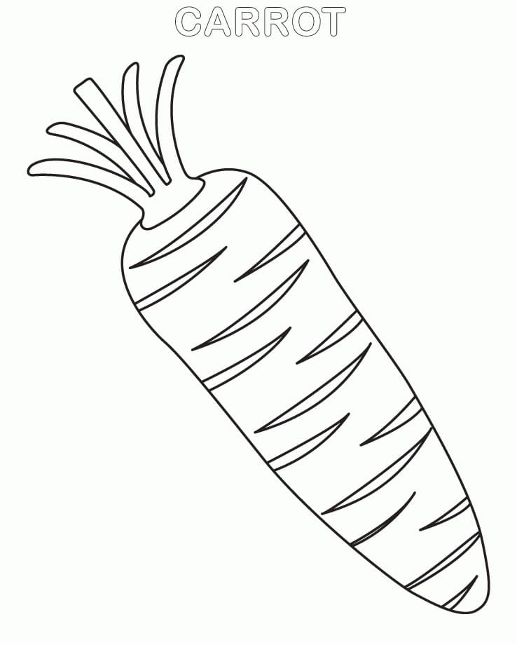 Top 40 Printable Carrot Coloring Pages