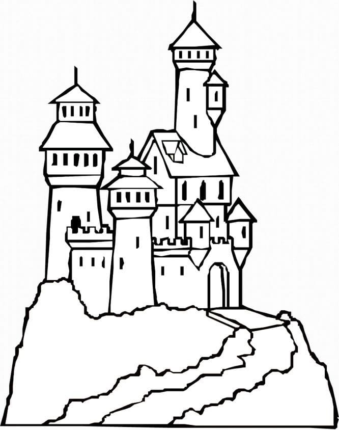 Top 48 Printable Castle Coloring Pages