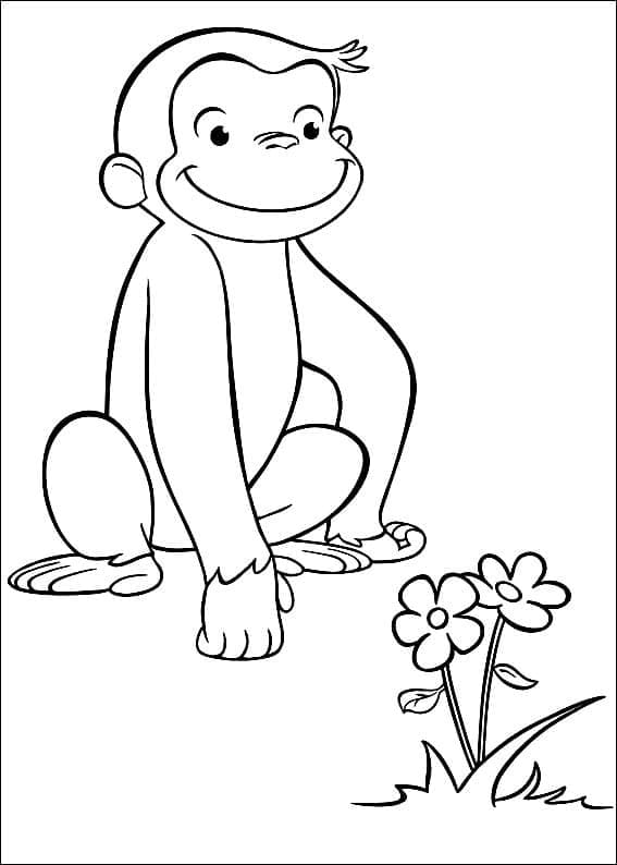 Top 40 Printable Curious George Coloring Pages