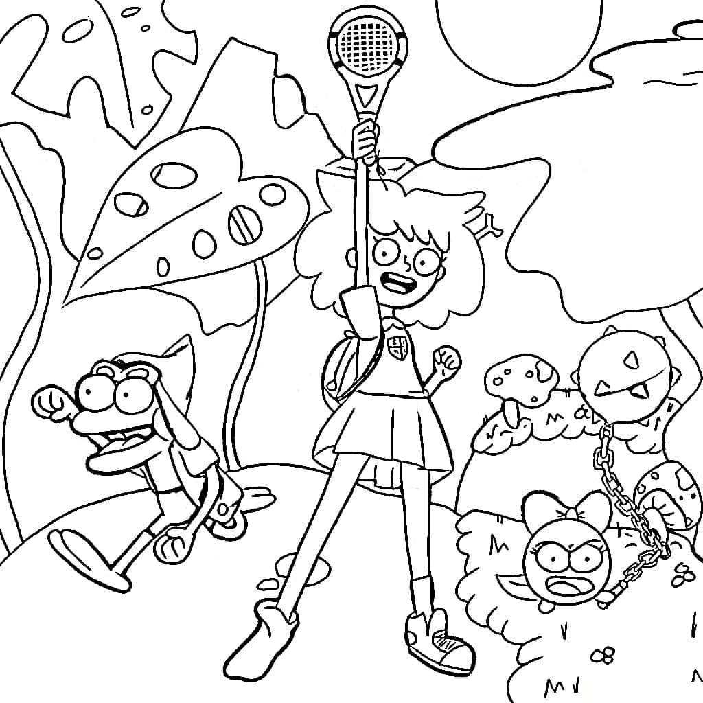 Top 42 Printable Disney Amphibia Coloring Pages
