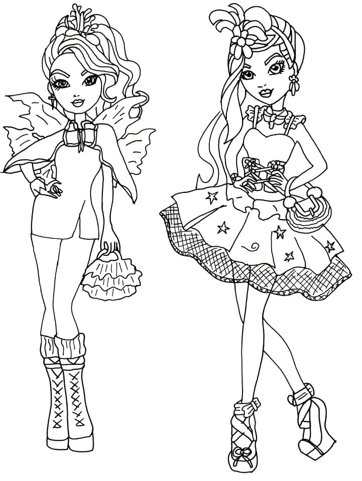 Top 48 Printable Ever After High Coloring Pages