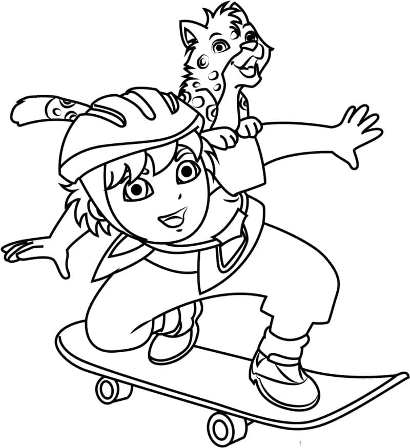 Top 36 Printable Go, Diego, Go Coloring Pages