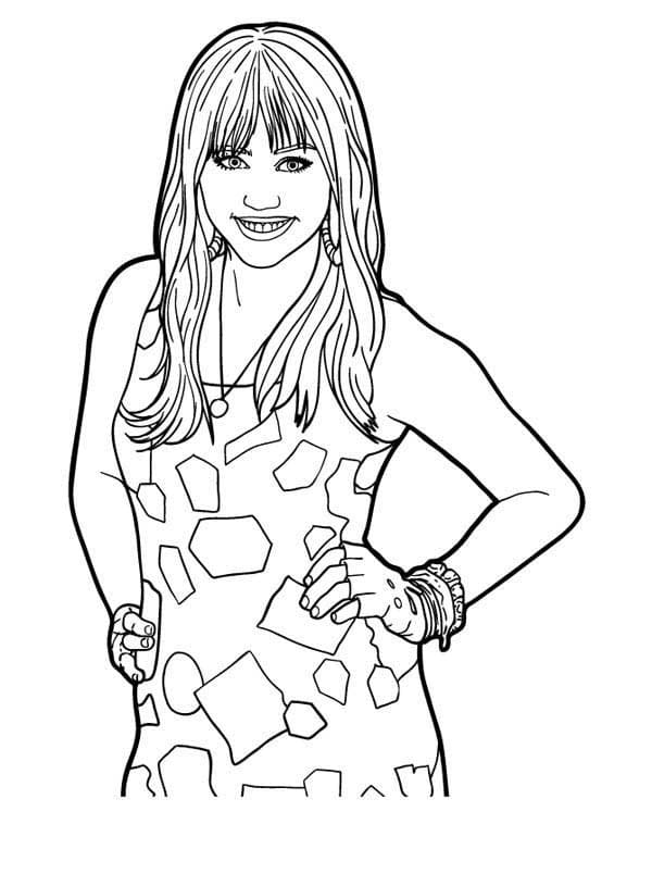 Top 30 Printable Hannah Montana Coloring Pages