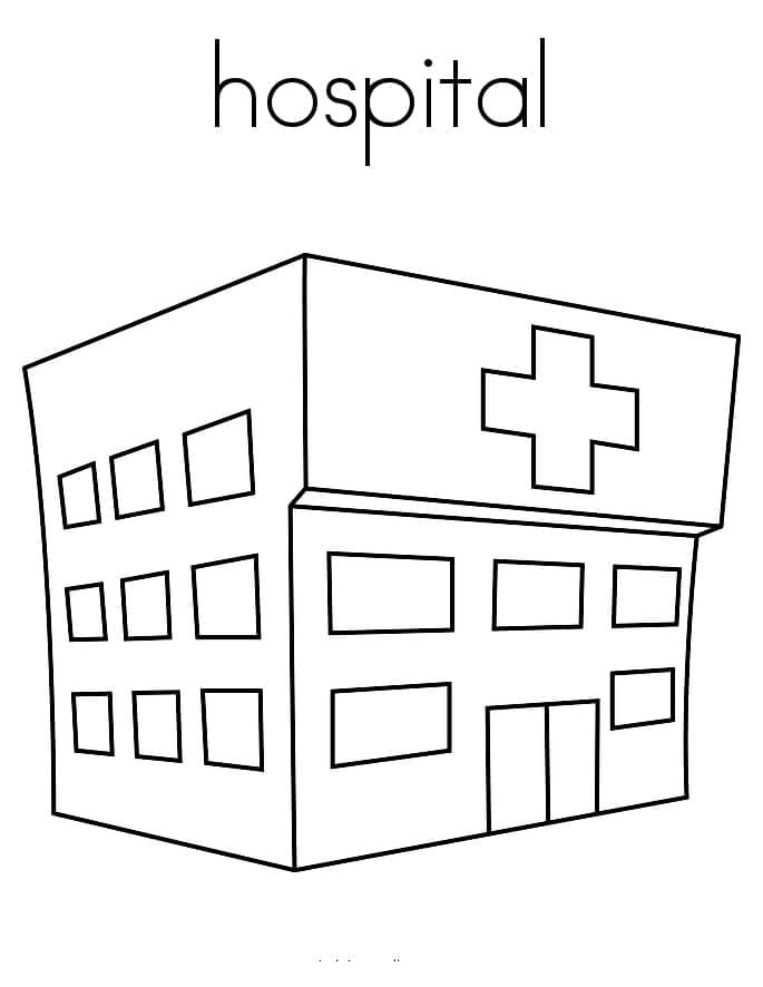 Top 20 Printable Hospital Coloring Pages