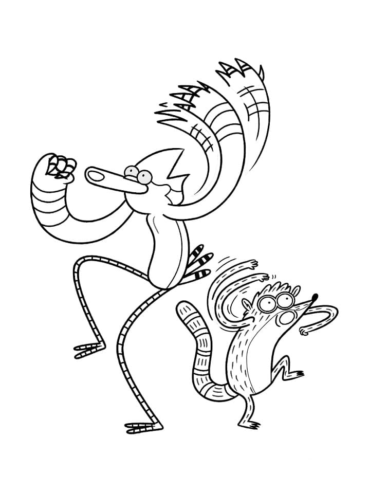 Top 48 Printable Regular Show Coloring Pages