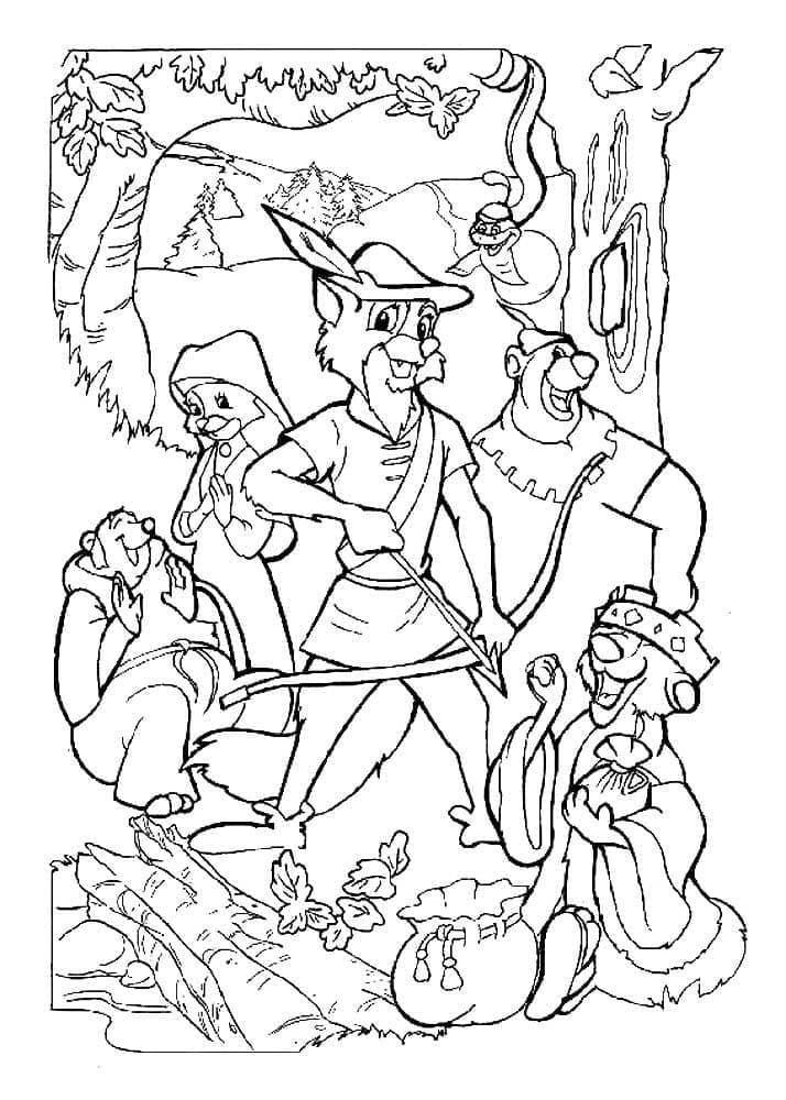 Top 40 Printable Robin Hood Coloring Pages