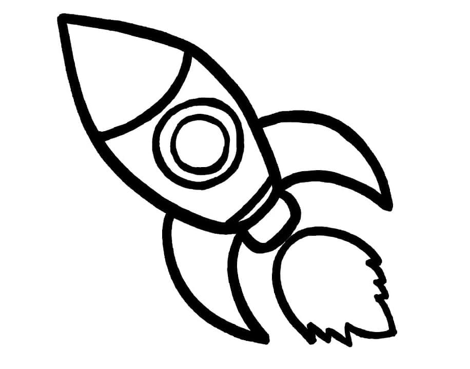 Top 68 Printable Rocket Coloring Pages
