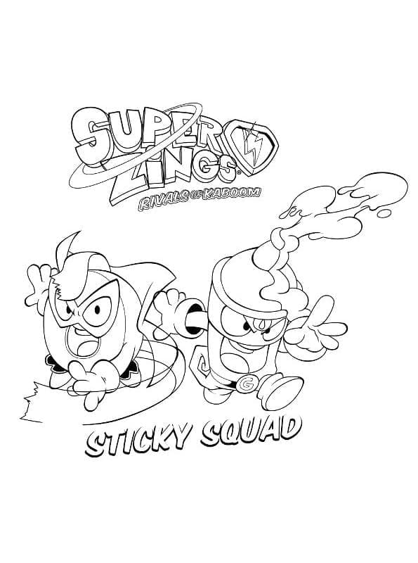 Top 52 Printable Superzings Coloring Pages