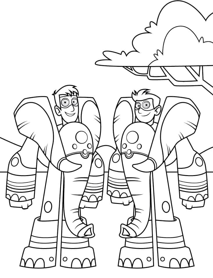 Top 30 Printable Wild Kratts Coloring Pages