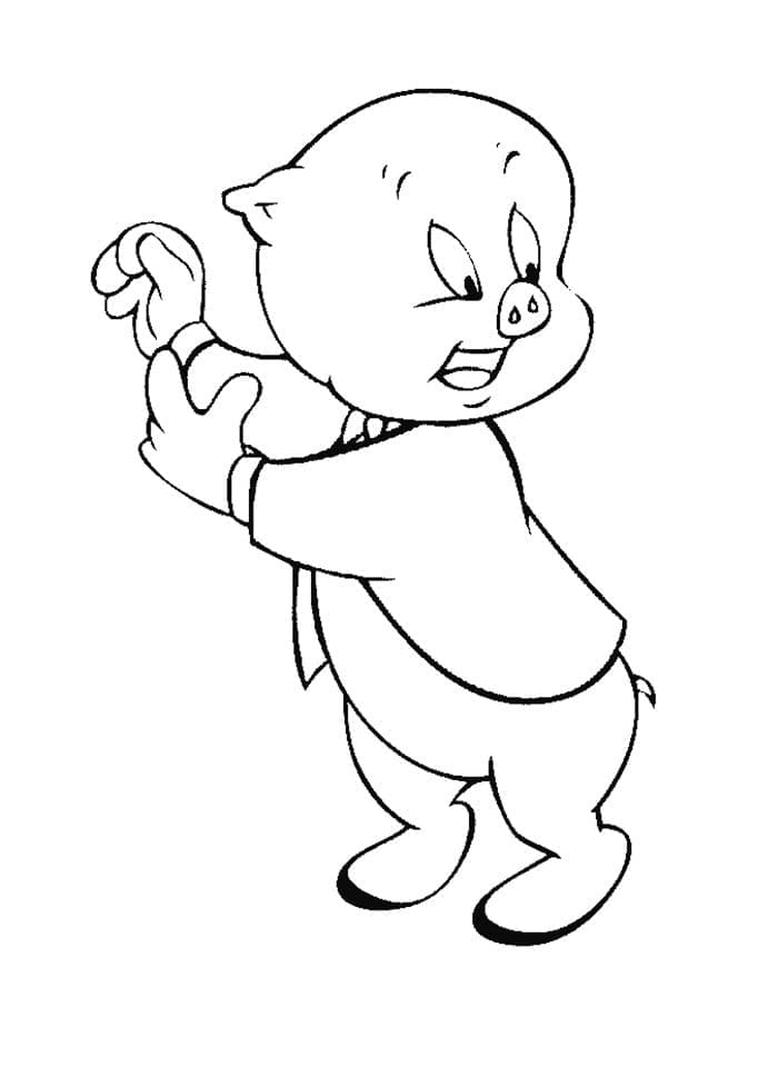 Top 20 Printable Porky Pig Coloring Pages