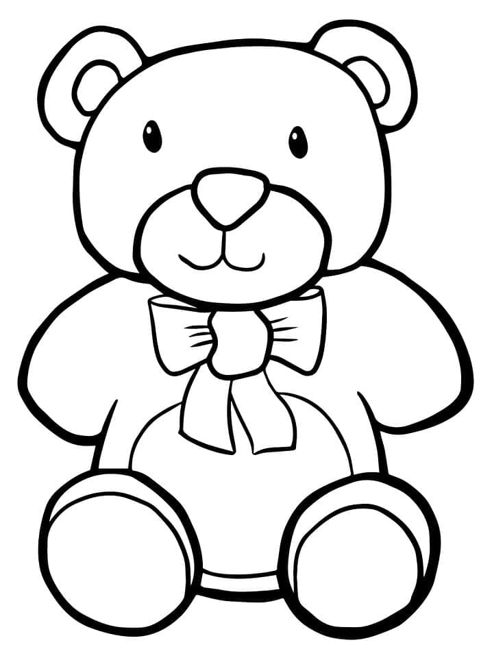 Top 48 Printable Teddy Bear Coloring Pages