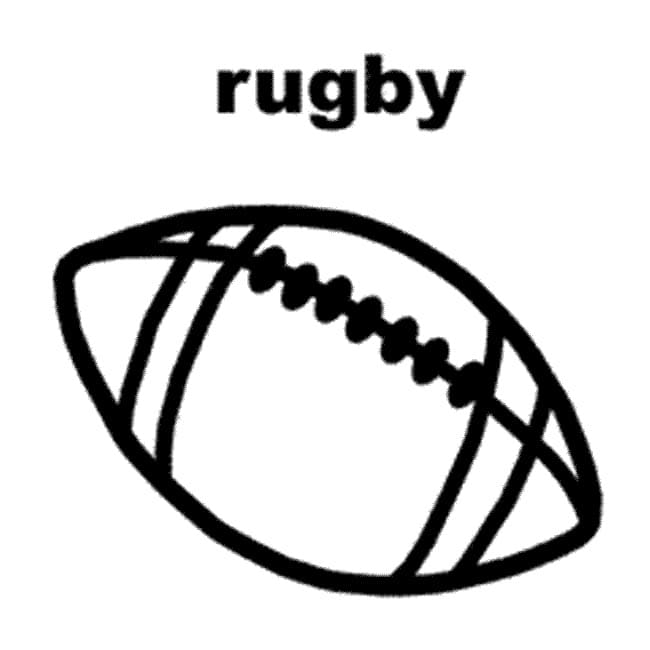 Top 40 Printable Rugby Coloring Pages