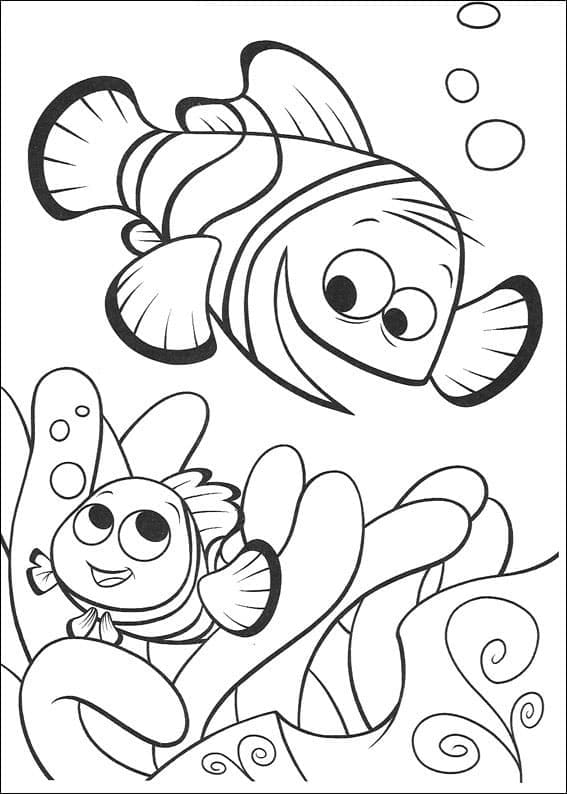 Top 32 Printable Finding Nemo Coloring Pages