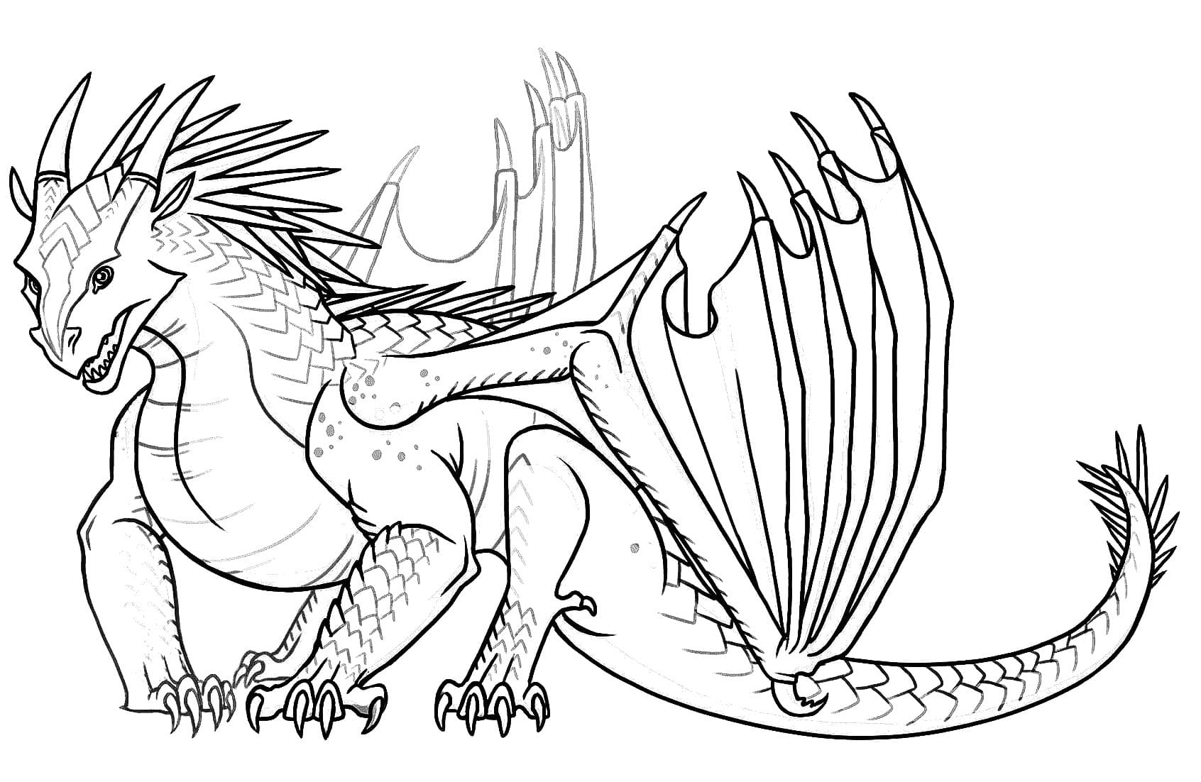 Top 42 Printable Wings of Fire Coloring Pages