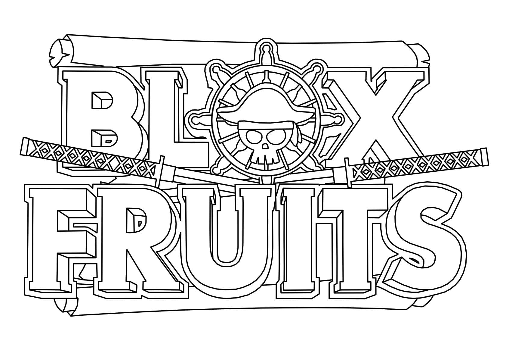 Top 18 Printable Blox Fruits Coloring Pages