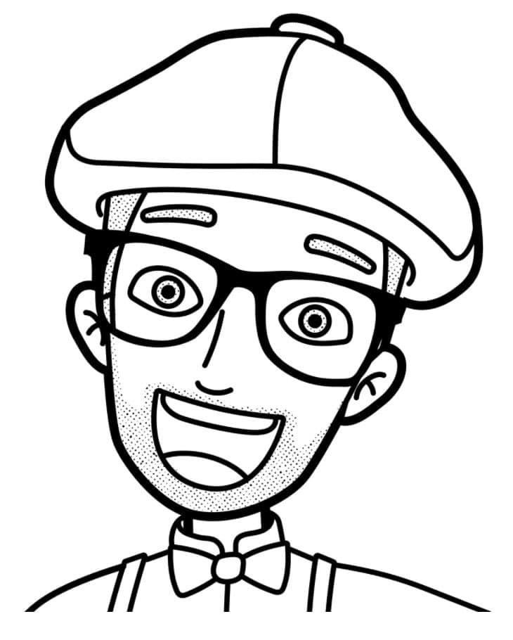 Top 47 Printable Blippi Coloring Pages