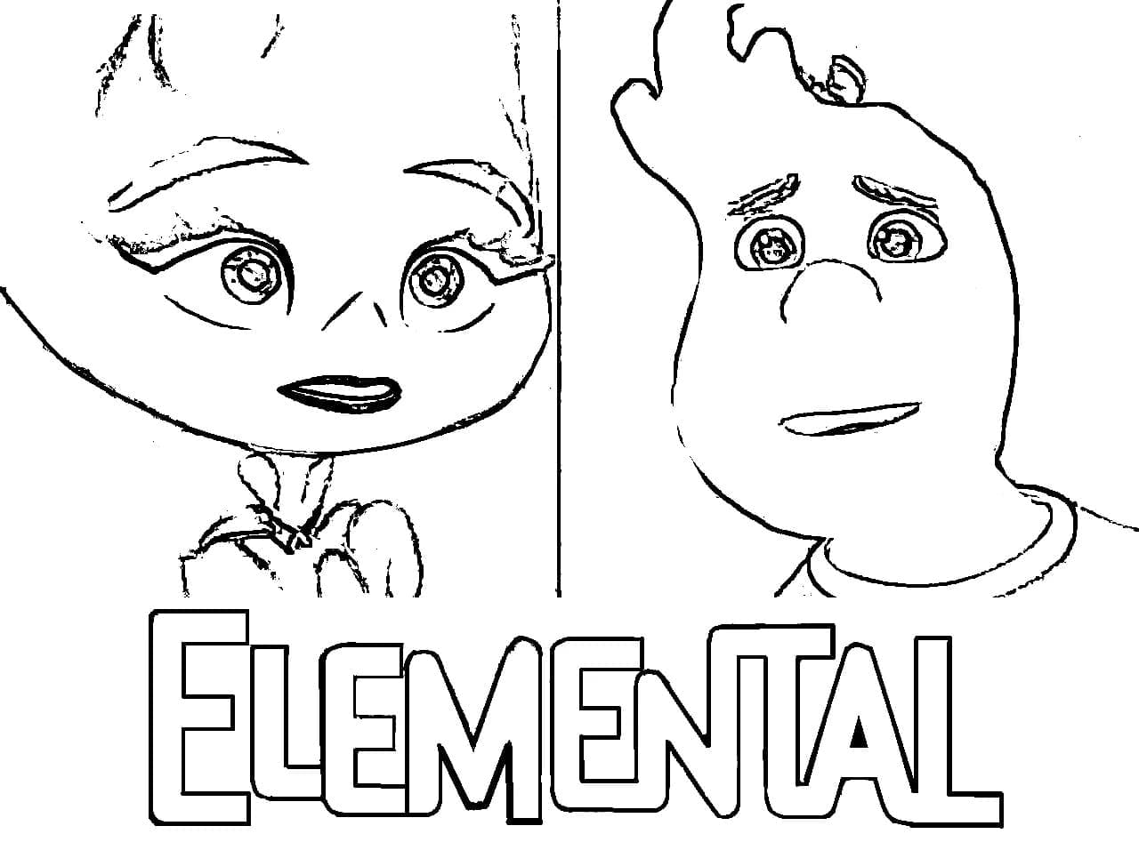 Top 16 Printable Elemental Coloring Pages